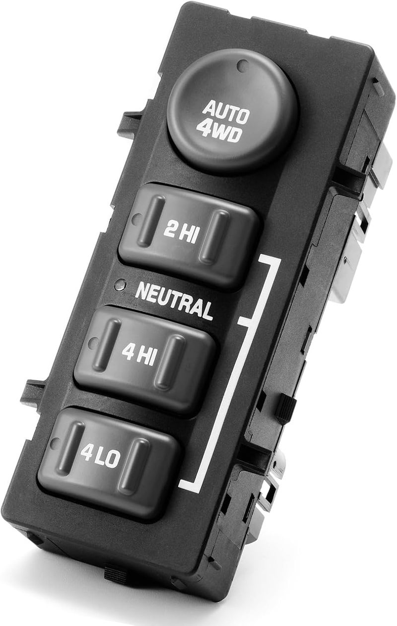 Lin Cin Yin 4WD Switch 4x4 Transfer Case Selector for 1999-2002 Chevy Silverado Suburban Avalanche Tahoe GMC Sierra 1500 2500 3500 Yukon Escalade Auto 4 Wheel Drive Switch Control 19168767,15709327,901062,TCA13 - Image 1